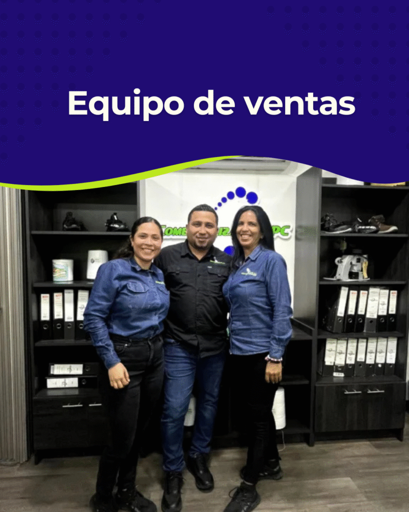 Equipo de ventas Comercializadora PC